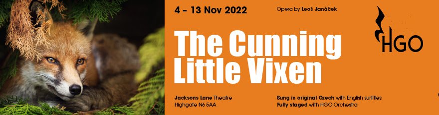 HGO To Stage New Cunning Little Vixen